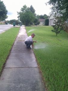 A Sprinkler Repair in Grand Prairie by a licensed professional